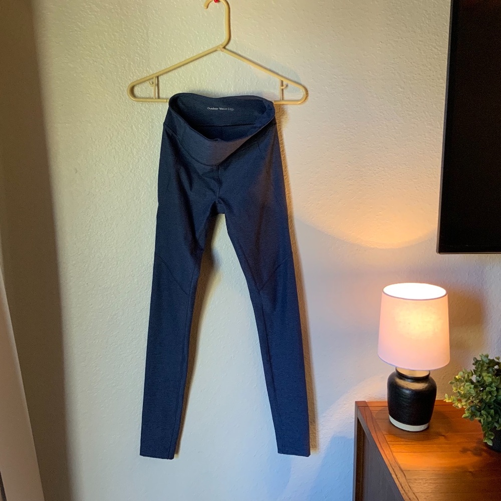 Outdoor Voices XS High Waisted Heather Blue leggings